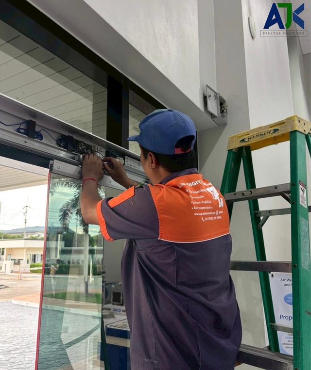 ประตูมอเตอร์ระยอง 082-7057938 ประตูรีโมทระยอง ประตูเลื่อนออโต้ ระยอง ปลวกแดง 6