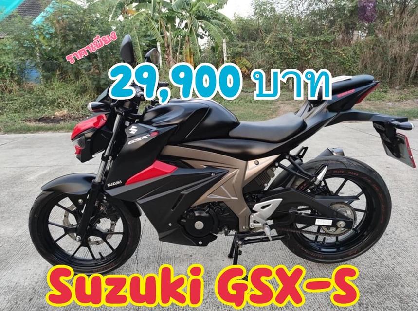 สด-ผ่อน  Suzuki GSX-S150 สีดำแดงค่ะ