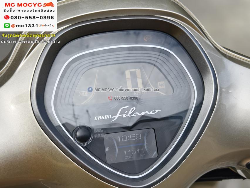 Grand Filano Hybrid รุ่นTOP Abs Yconnect 2023 วิ่ง10000โล กุญแจรีโมทบุคเซอวิสครบ NO862    6