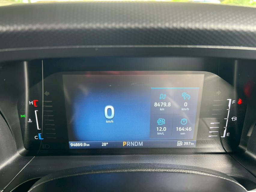 ปี 2022 FORD RANGER, 2.0 SPORT โฉม HI-RIDER  DOUBLE CAB สีดำ เกียร์ออโต้ 10