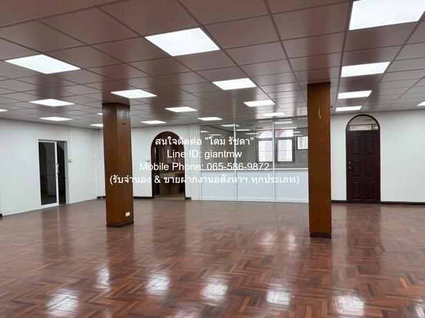 OFFICE ขายอาคารสำนักงาน 6 ชั้น (รีโนเวทแล้ว) มีลิฟต์ พร้อมโรงจอดรถ ติดถนนรัชดาภิเษก 161 ตร.ว. (พื้นที่ใช้สอย 2,408 ตร.ม. 4
