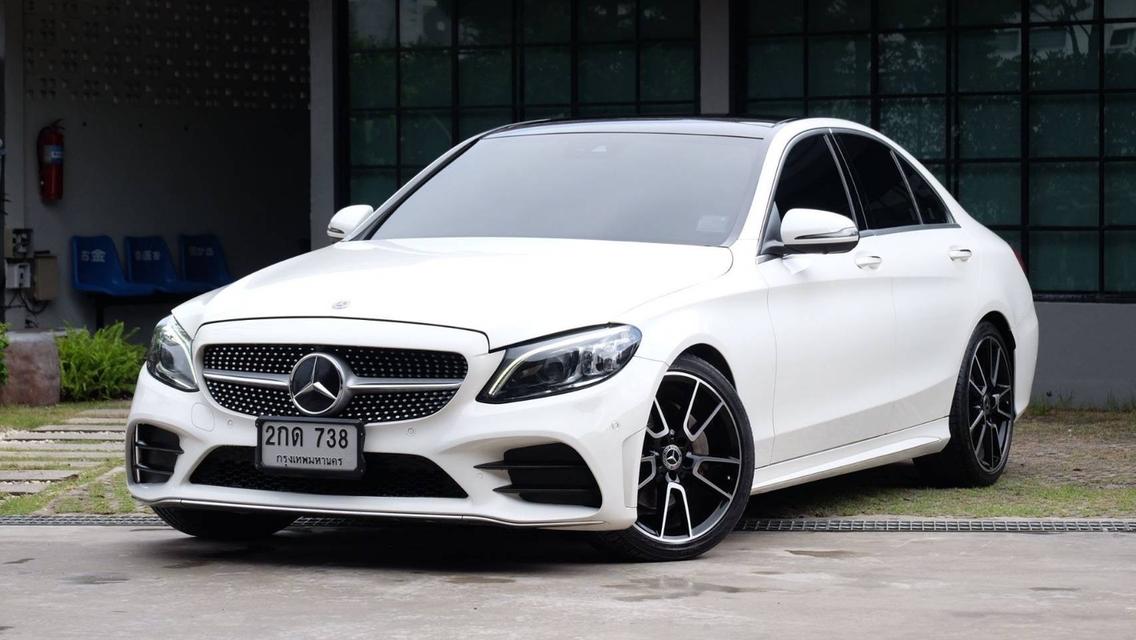  รหัสรถ KN738 BENZ C-CLASS C220d AMG DYNAMIC โฉม W205 ปี 2019 7