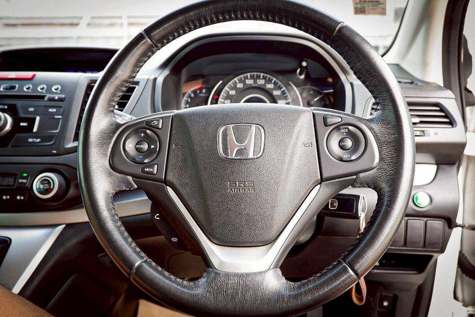 HONDA CRV 2.0 E (i-VTEC) เกียร์ Auto 4WD สีขาวมุก ปี 2014 11