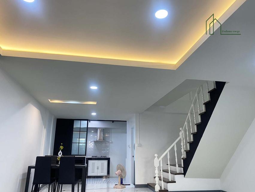 ทาวน์เฮาส์ 2 ชั้น บ้านบดินทรรักษา4 คู้บอน27 รามอินทรา พร้อมเฟอร์นิเจอร์ 3