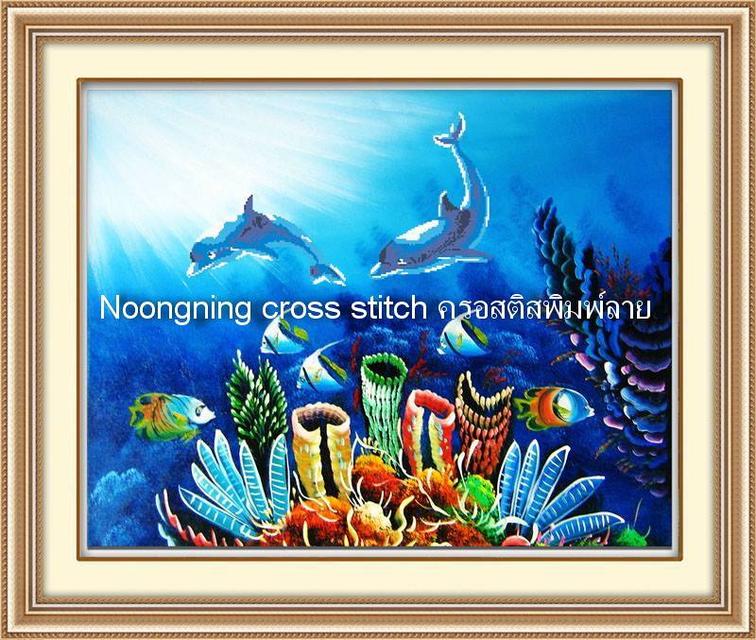 ร้าน Noongning Cross stitch ครอสติสพิมพ์ลาย จำหน่ายอุปกรณ์ครอสติส ภาพติดเพชร1099 4