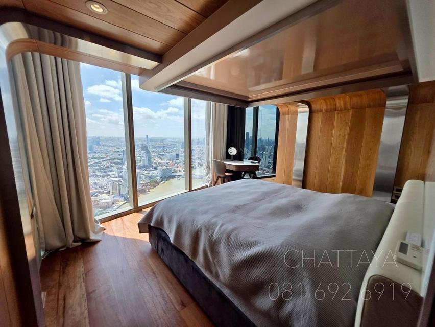 FOR SALE - THE EXTRAORDINARY PENTHOUSE The Residences at Mandarin Oriental, Bangkok 386.85 SQ.M.  3 BEDROOMS  50TH FLOOR  PANORAMIC CHAO PHRAYA VIEWS 16