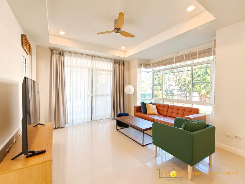 🏡 ให้เช่าบ้านเดี่ยวหลังใหญ่ 114 ตรว. 3 นอน 1 ทำงาน 1 แม่บ้าน 52,000.-/เดือน (รวมส่วนกลาง) ✨ 6