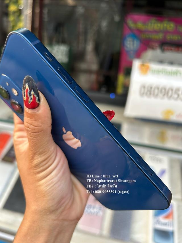 IPhone12 128GB สแกนหน้าได้ รีได้ ได้ทุกซิม ไม่ติดล็อคใดๆทั้งสิ้น เบต้าแบต98 ใช้งานปกติ สภาพสวย รูปที่ 8