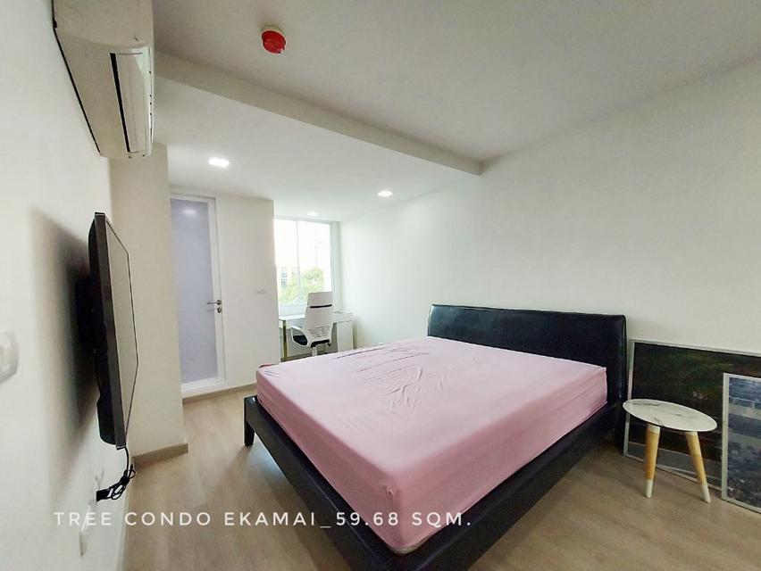 ให้เช่า คอนโด just renovated 2 bedrooms city viewTree Condo เอกมัย 60 ตรม. close to BTS Ekkamai Thonglor Sukhumvit area 5