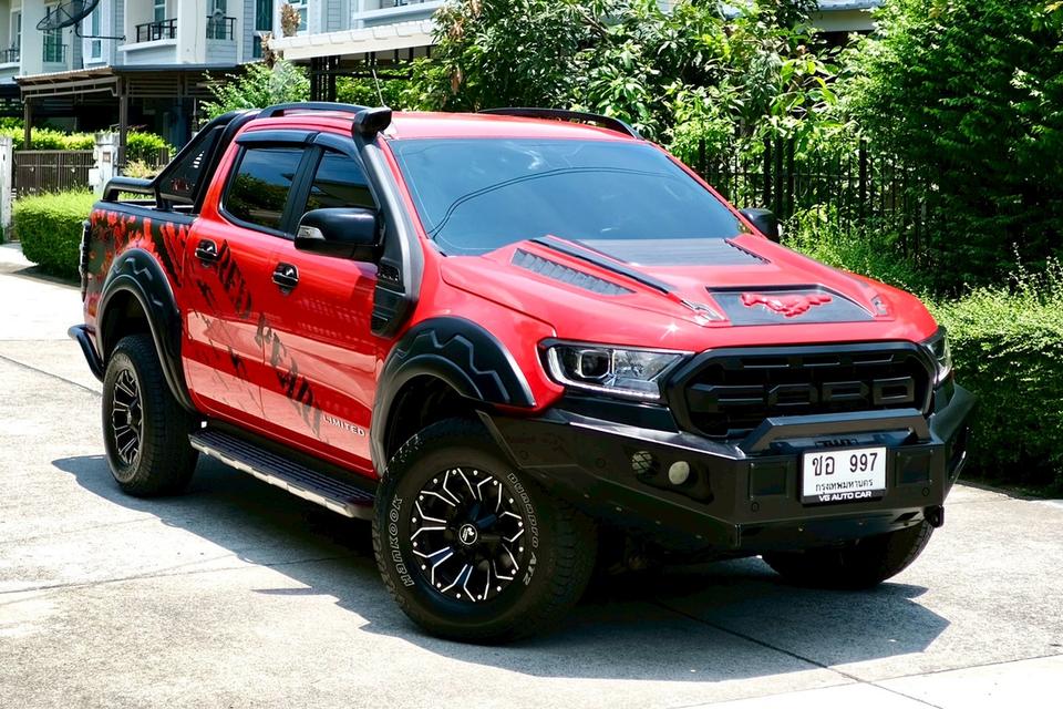 Ford Ranger 2.0 Double cab 4WD Limited ปี2020 สีแดง ไมล์ 50,000 กม. 19
