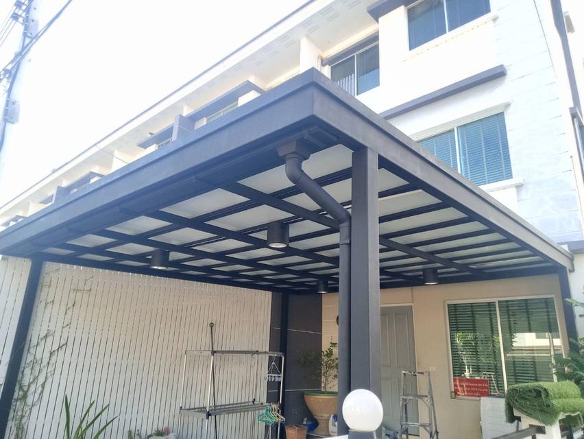 ต่อเติมบ้าน ทำโครงหลังคา เทพื้น ปูกระเบื้อง  line✅tthouse23 รูปที่ 17