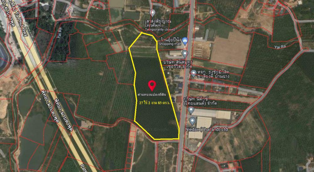 ขายที่ดินแปลงใหญ่ จังหวัดระยอง Large Land For Sale 1