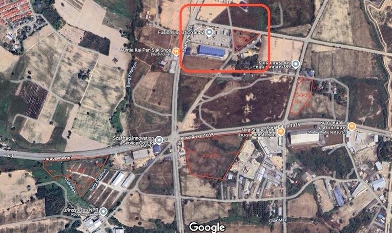 ขายที่ดิน 2-3-74ไร่ ผังเมือง EEC สีม่วงลาย ต.ห้วยโป่ง อ.เมืองระยอง ใกล้นิคมเอเชีย,นิคมมาบตาพุด ห่างจากถนนบินอู่ตะเภา(เมืองการบิน) 12กม.โลบินสันบ้านฉาง 4