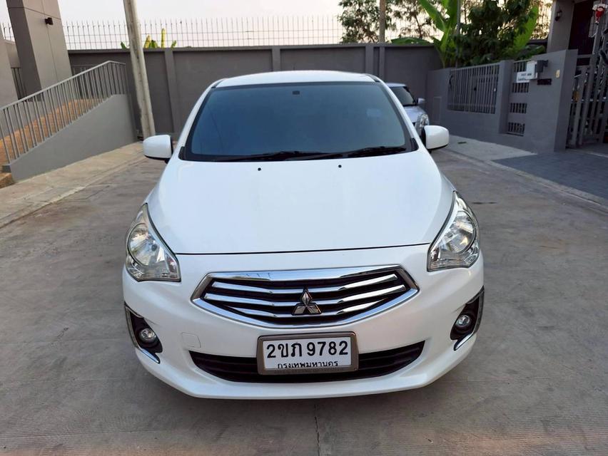มิตซูบิชิแอดทราด1.2 AIRBAG1ใบ ออโต้ ปี2015 มือเดียวป้ายแดง  สีขาวสวยเดิมบาง