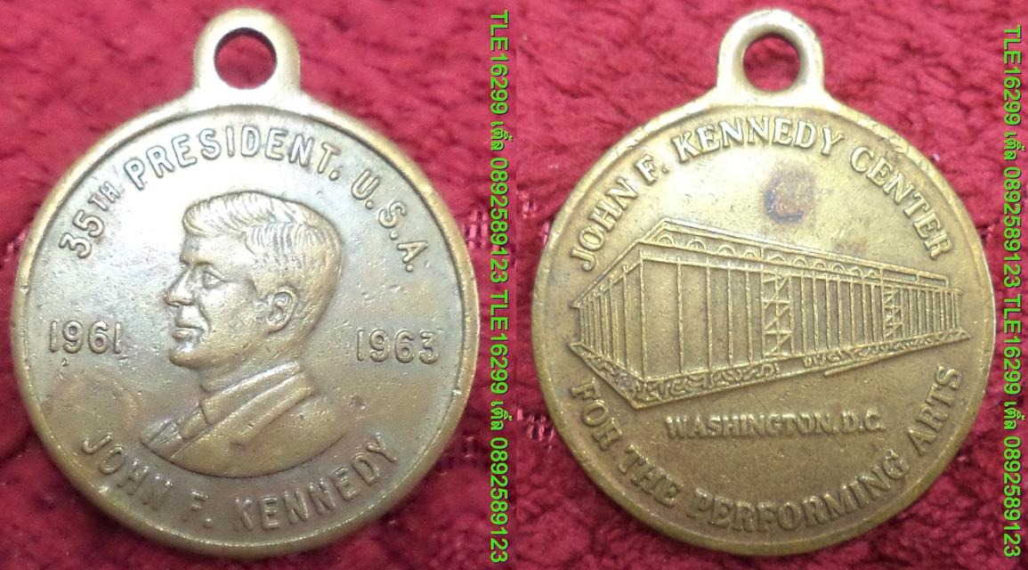 ENX00390 เหรียญ John F. Kennedy The Performing Arts Washington D.C. เนื้อทองแดง พร้อมส่งems