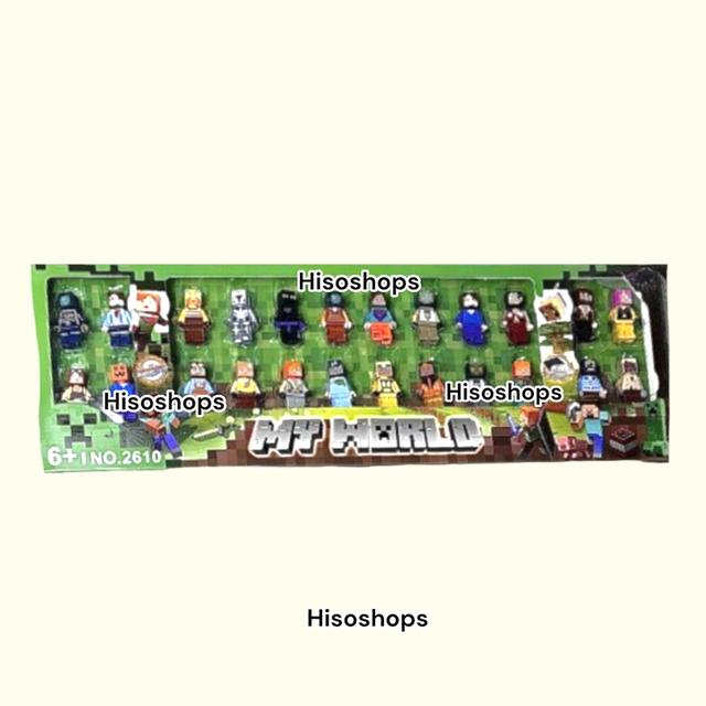 Toy World MINECRAFT MODEL THE MOVIE โมเดลมายคราฟ 24 ชิ้น ของเล่นตัวต่อคละลาย สร้างจินตนาการผจญภัยจากหนังดัง คละสีคละแบบ 41 x 20.5 x 4 cm. 1 Box 7