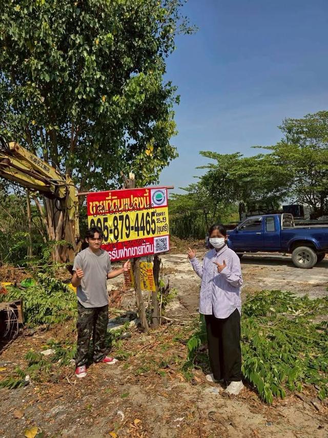 ขายด่วนที่ดินใกล้ตลาดไท 403 ตารางวา ติดถนนคอนกรีตสาธารณะ 2 ด้าน ไอยรา 18,19 อ.คลองหลวง จ.ปทุมธานี 1