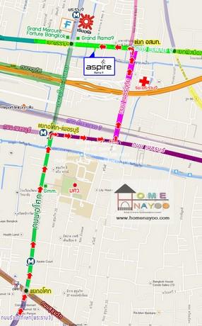DSL-824.2 ให้เช่า คอนโด Aspire Rama 9 33 ตารางเมตร 15000 บาทต่อเดือน ใกล้กับ MRT พระราม 9 กรุงเทพ 2