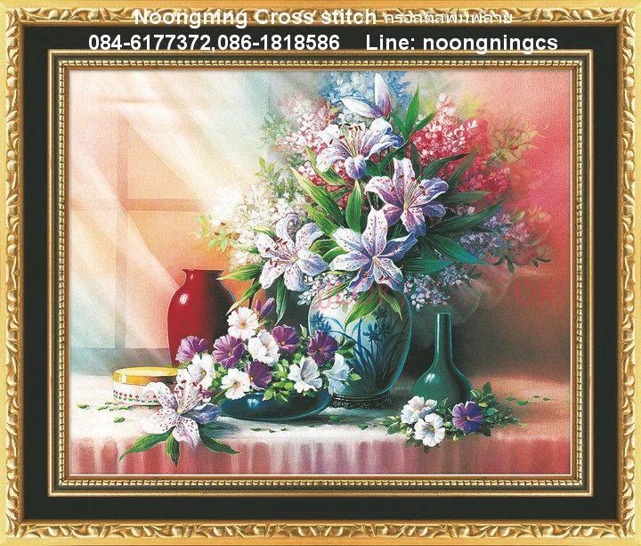 ร้าน Noongning Cross stitch ครอสติสพิมพ์ลาย จำหน่ายอุปกรณ์ครอสติส ภาพติดเพชร830 4