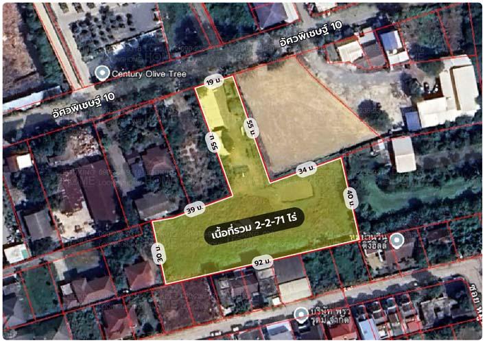 L-144 : ที่ดิน 2-2-71 ไร่ เข้าจาก ถ.กาญจนาภิเษก 180 เมตร ซ.อัศวพิเชษฐ์ 10 (ซ.สวนผัก 45) ตลิ่งชัน 2