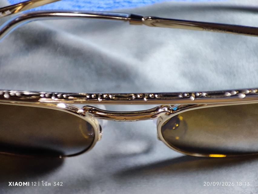 แว่น RayBan New Caravan ของแท้ (รหัสRB3636 9196/G5) กรอบสี Legend Gold สลักลายละเอียดพิเศษ(เลนส์สีน้ำตาล Chromance/Polarized) รูปที่ 11