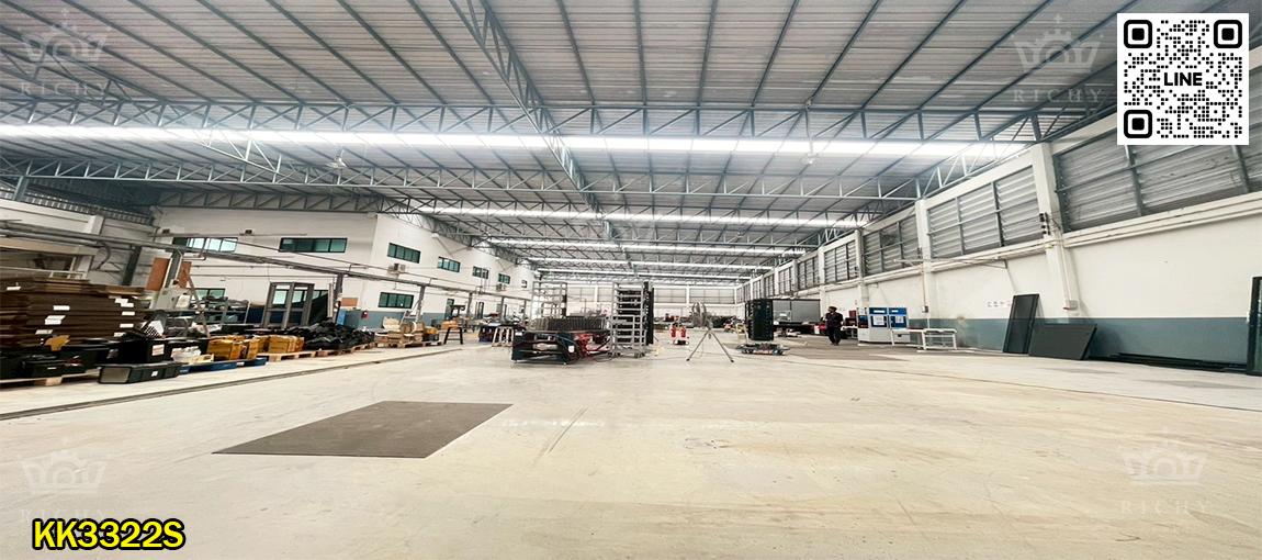 โรงงานสภาพใหม่ พร้อมใบ รง.4 แบตเตอรี่ เกือบ 3 ไร่ พื้นที่ใช้สอย 2,500 ตร.ม. พื้น Epoxy ทำเลดีเดินทางง่าย ใกล้พุทธสาคร เพียง 2 นาที - KK3322S 3