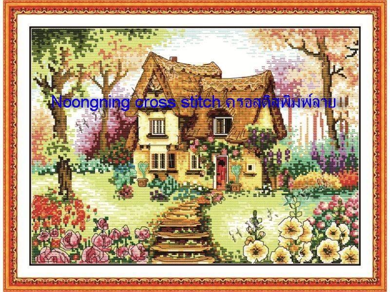 ร้าน Noongning Cross stitch ครอสติสพิมพ์ลาย จำหน่ายอุปกรณ์ครอสติส ภาพติดเพชร1581 10