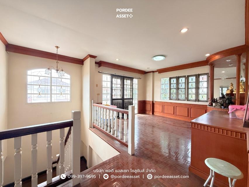 ขาย!! บ้านเดี่ยว วรารมย์ เพชรเกษม69 ( หลังมุม ขนาด 79 ตร.ว. ) เลียบคลองภาษีเจริญใต้ หนองแขม กทม. : Wararom Phetkasem69 9