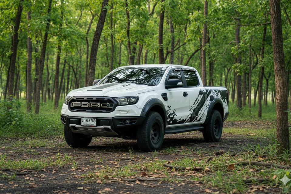🔥ฟรีดาวน์ กระบะ 4 ประตู ยกสูง รถสวย ไมล์น้อย  Ford Ranger Double Cab 2.2 XLT Hi-Raider AT ปี 2019