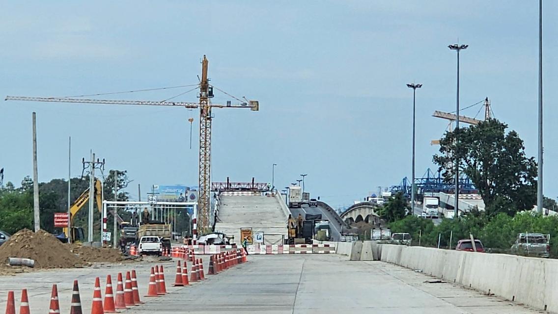ที่ดินทำเลอนาคตติดถนนสะพานข้ามแม่น้ำใหม่สามโคกปทุมธานี 6