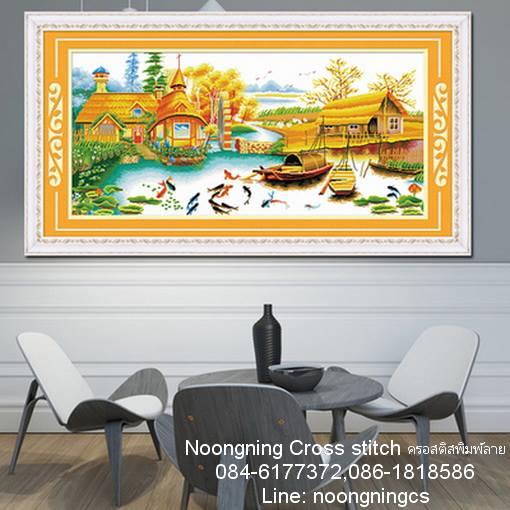 ร้าน Noongning Cross stitch ครอสติสพิมพ์ลาย จำหน่ายอุปกรณ์ครอสติส ภาพติดเพชร1639 12