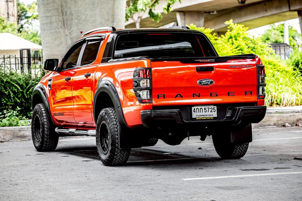Ford Ranger 2.2 Wildtrak Hi-Lander Double Cab เกียร์ AT ปี 2015 สีส้ม มือเดียวป้ายแดง 8
