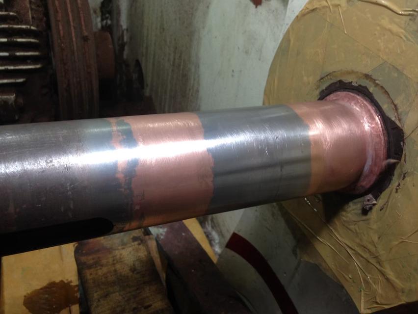 ซ่อมแกนเพลาที่เป็นรอยสึกทุกชนิด รูปที่ 6