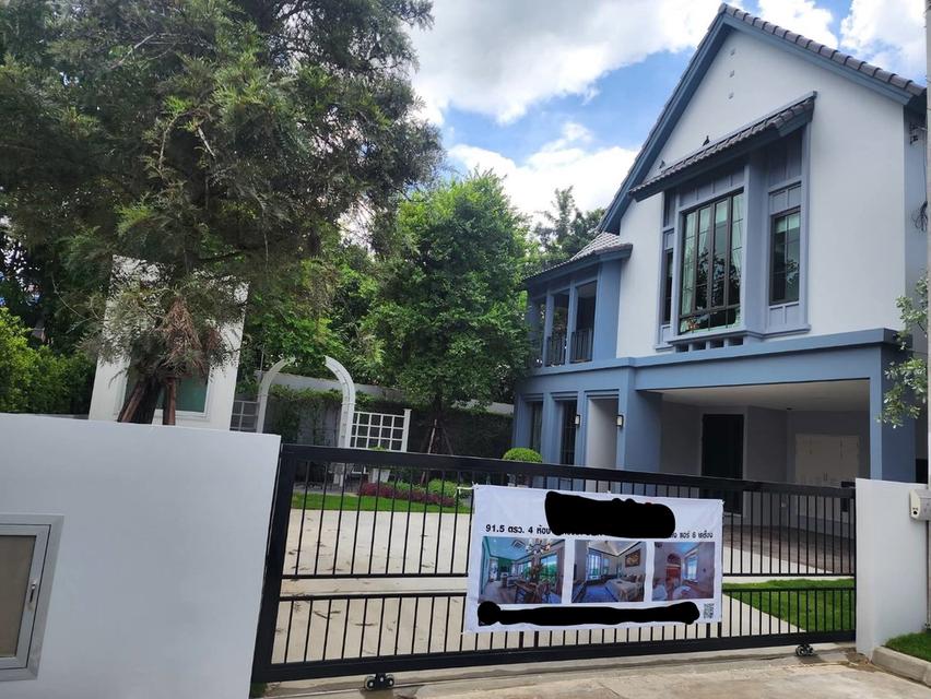 ขาย/ ให้เช่า บ้านเดี่ยว2 ชั้นตกแต่งหรู  สราญสิริ พระราม 2 1