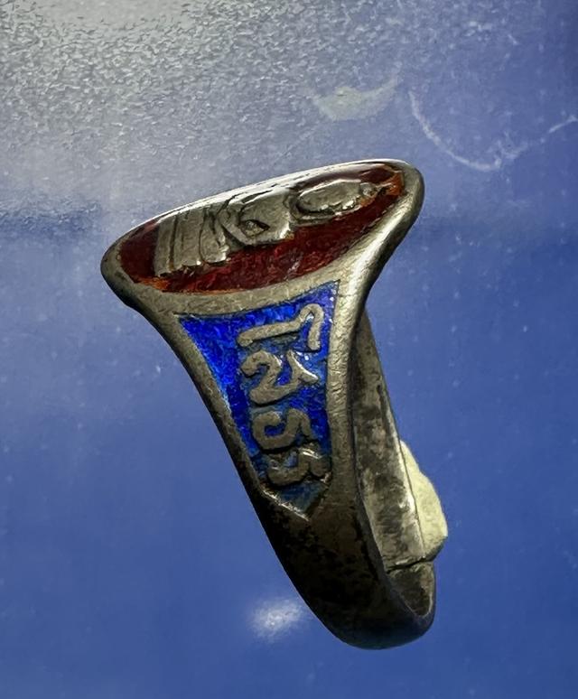 แหวรเงินลงยา ล. พ.โสธร ปี 2503