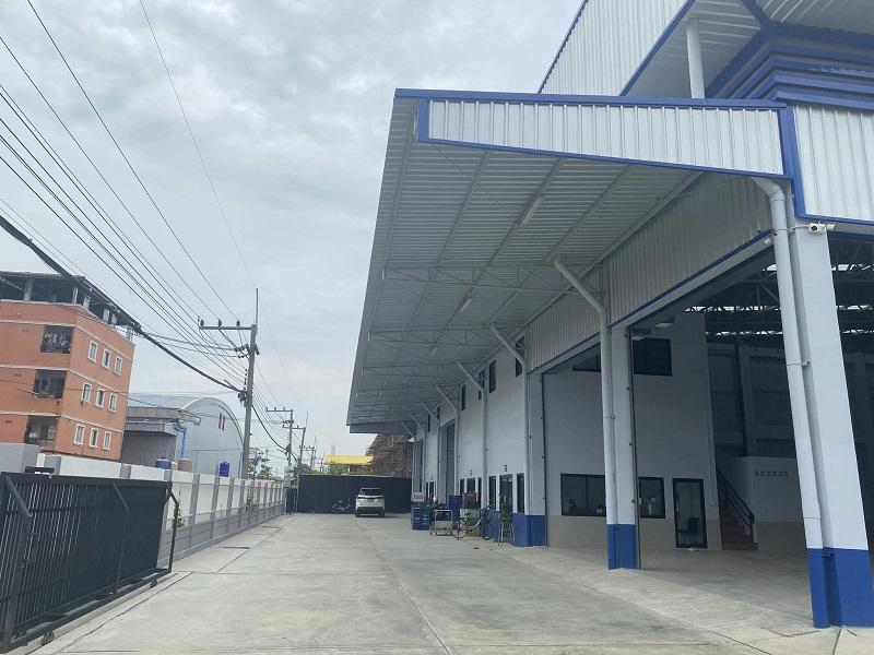#โกดังใหม่ให้เช่าย่านปทุมธานี ใกล้ตลาดไท ไฟ 3เฟส รถใหญ่เข้าออกสะดวกถนนกว้าง10เมตร ออฟฟิศ2ชั้น  2