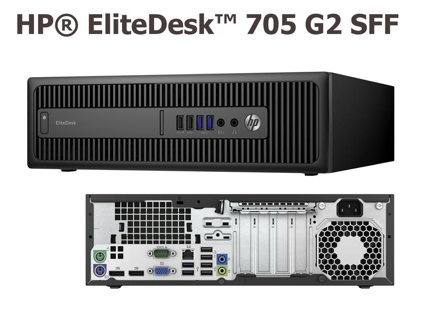 คอมพิวเตอร์เดสก์ท็อป HP® EliteDesk™ 705 G2 SFF With Upgraded-Parts เฉพาะตัวเครื่อง (ไม่รวมจอภาพ) ราคาขาย 2,590 บาท รวมค่าส่งแบบEMSทั่วไทย 4