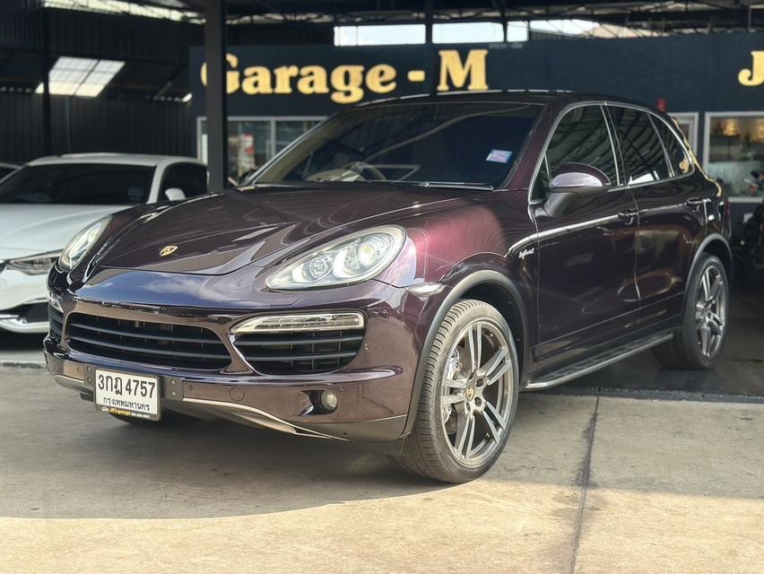 รหัสรถ JRS4757 Porsche Cayenne Hybrid 2012 สีพิเศษ สีม่วงสวยๆ 1