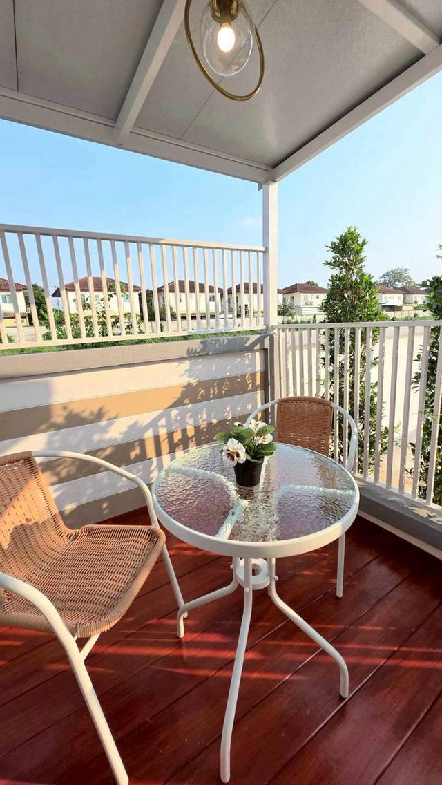 หมู่บ้านพิมลราช1 บางบัวทอง ทาวน์เฮาส์ชั้นเดียว  ตกแต่งใหม่พร้อมอยู่ ถนนบ้านกล้วย  ทำเลสวยหน้าบ้านกว้าง 3