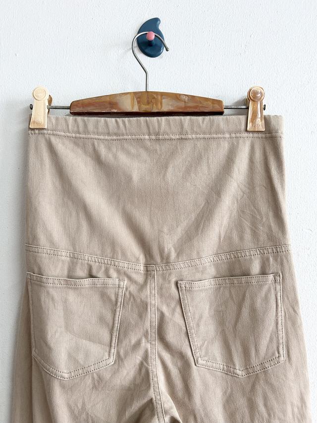 ยุนิโคล่M กางเกงคนท้องผ้ายืดสีน้ำตาลอ่อน 5