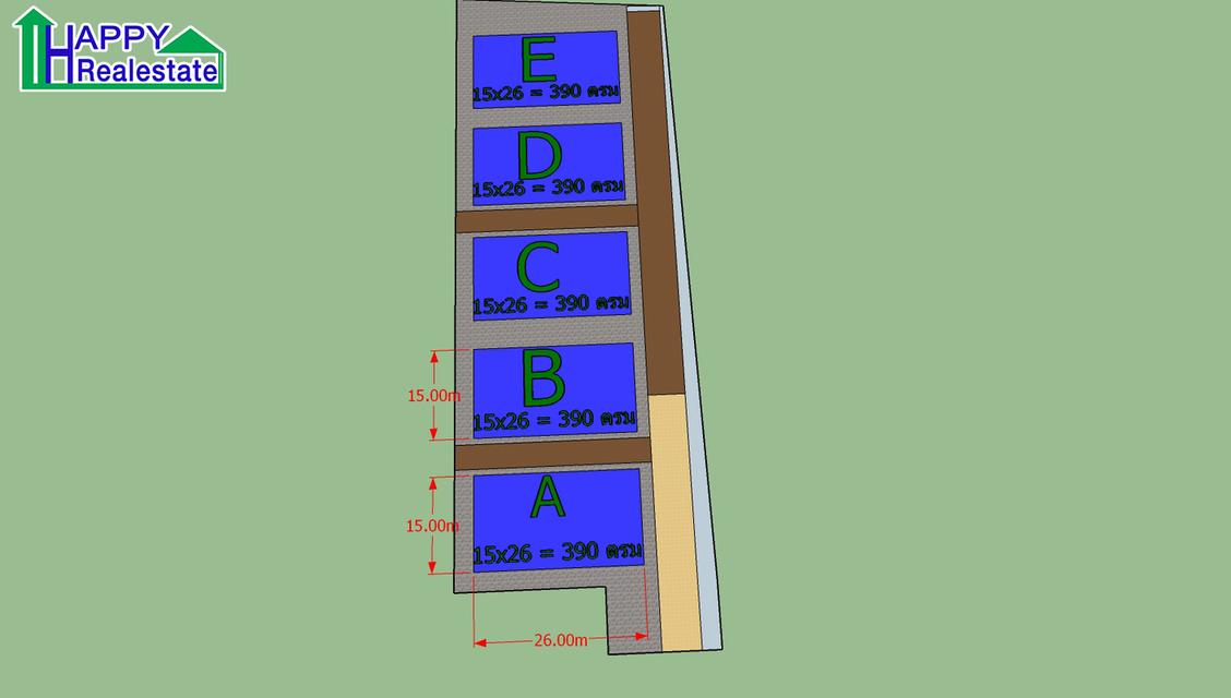 R17C โกดังสำเร็จรูปให้เช่าประชาอุทิศ33 390 ตร.ม. 2