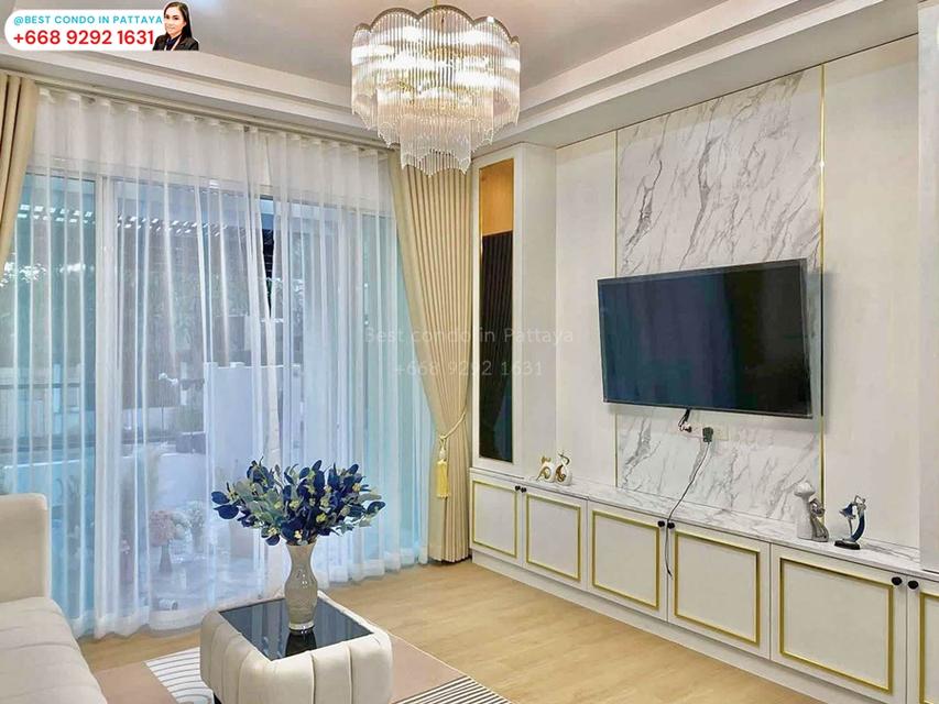 "บ้านเดี่ยว 2 ชั้น พร้อมอยู่ ใกล้โรงเรียนนานาชาติ ใจกลางเมืองพัทยาเหนือ!"พร้อมสังคมคุณภาพและระบบรักษาความปลอดภัย 24 ชม. #รหัสทรัพย์421 2