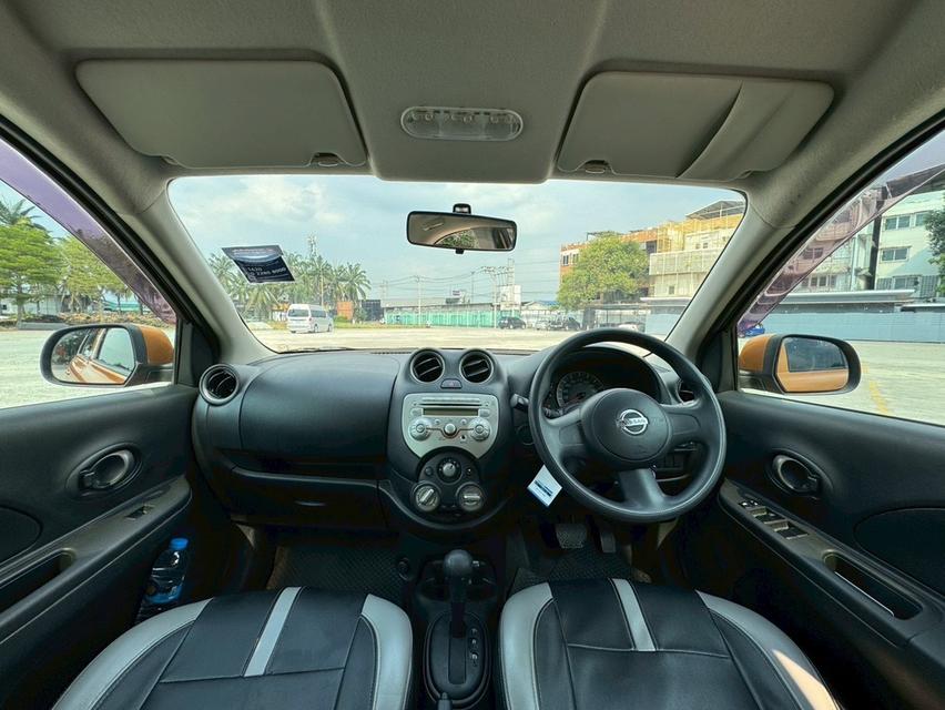 Nissan March 1.2E ปี2013 AT สีส้ม รูปที่ 11