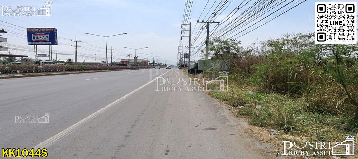 ที่สวยสร้างโกดัง 38 ไร่เศษ หน้ากว้างถึง 200 ม. ติดถนนที่รถเทรลเลอร์เข้าออกสบาย ใกล้ถนนบ้านแพ้ว พระราม 2 คุ้มค่ากว่าที่อื่นๆ 17% - KK1044S 5