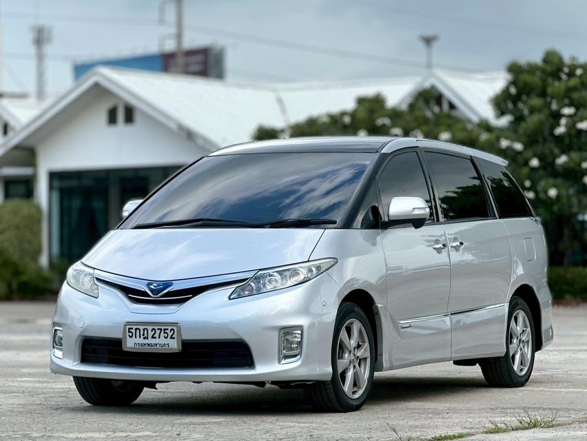 รหัสรถ PAT2752 Toyota Estima 2.4 Hybrid E-Four ปี 2009 สีเงิน 
