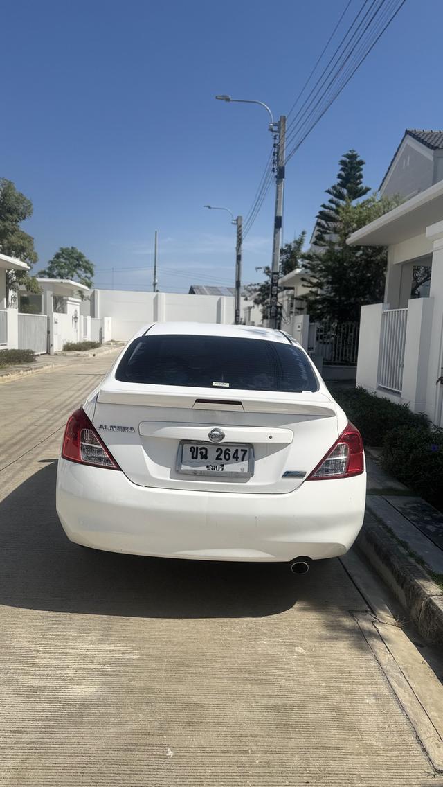 Nissan Almera ปี2012 ยังดีดีอยู่ แอร์เย็นฉ่ำ แต่ด้านนอดมีรอยขีดข่วน ราคาดีมาก 75000 บาท Final Price 3