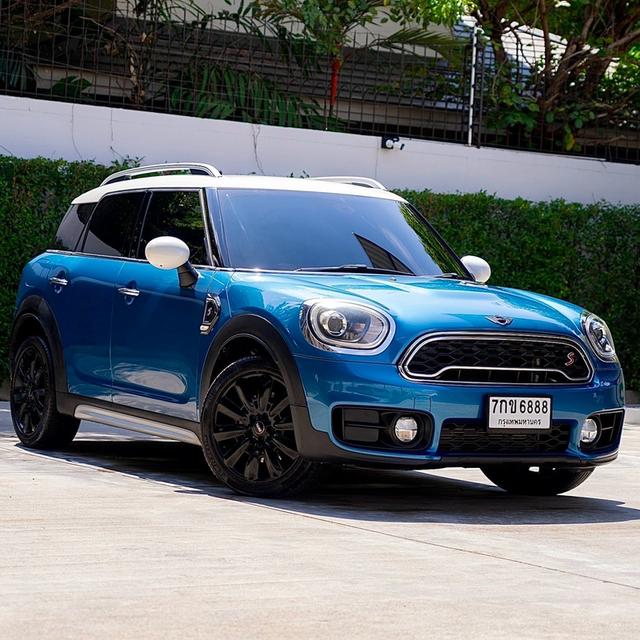 MINI COOPER S COUNTRYMAN 2.0 (F60) CBU ปี 2018ตัว S ตัวแรง 192 ม้า CBU นำเข้า ทะเบียนสวย 7กข 6888 แต่งล้อดำหล่อลงตัว