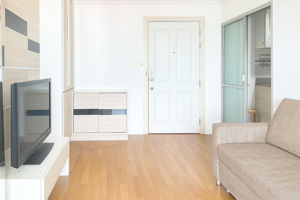 ขายคอนโดติดแม่น้ำ ลุมพินีพาร์คริเวอร์ไซด์ ถ.พระราม 3 วิวสะพานภูมิพล 32 ตร.ม. 5