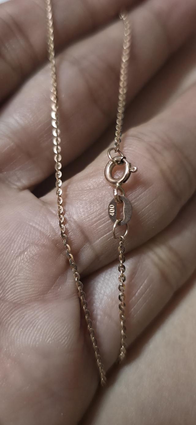 สร้อยคอนากแท้ ยาว18นิ้วหนัก1.44กรัม ราคา3500บาทส่งฟรี