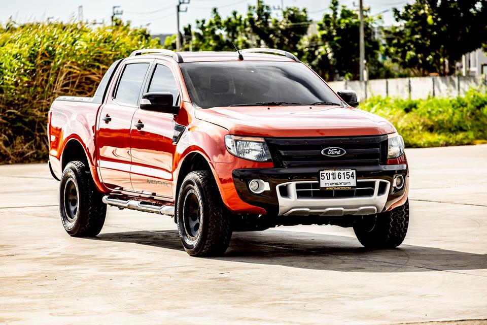 Ford Ranger 2.2 Wildtrak Hi-Lander Double Cab เกียร์ AT ปี 2015 สีส้ม  3